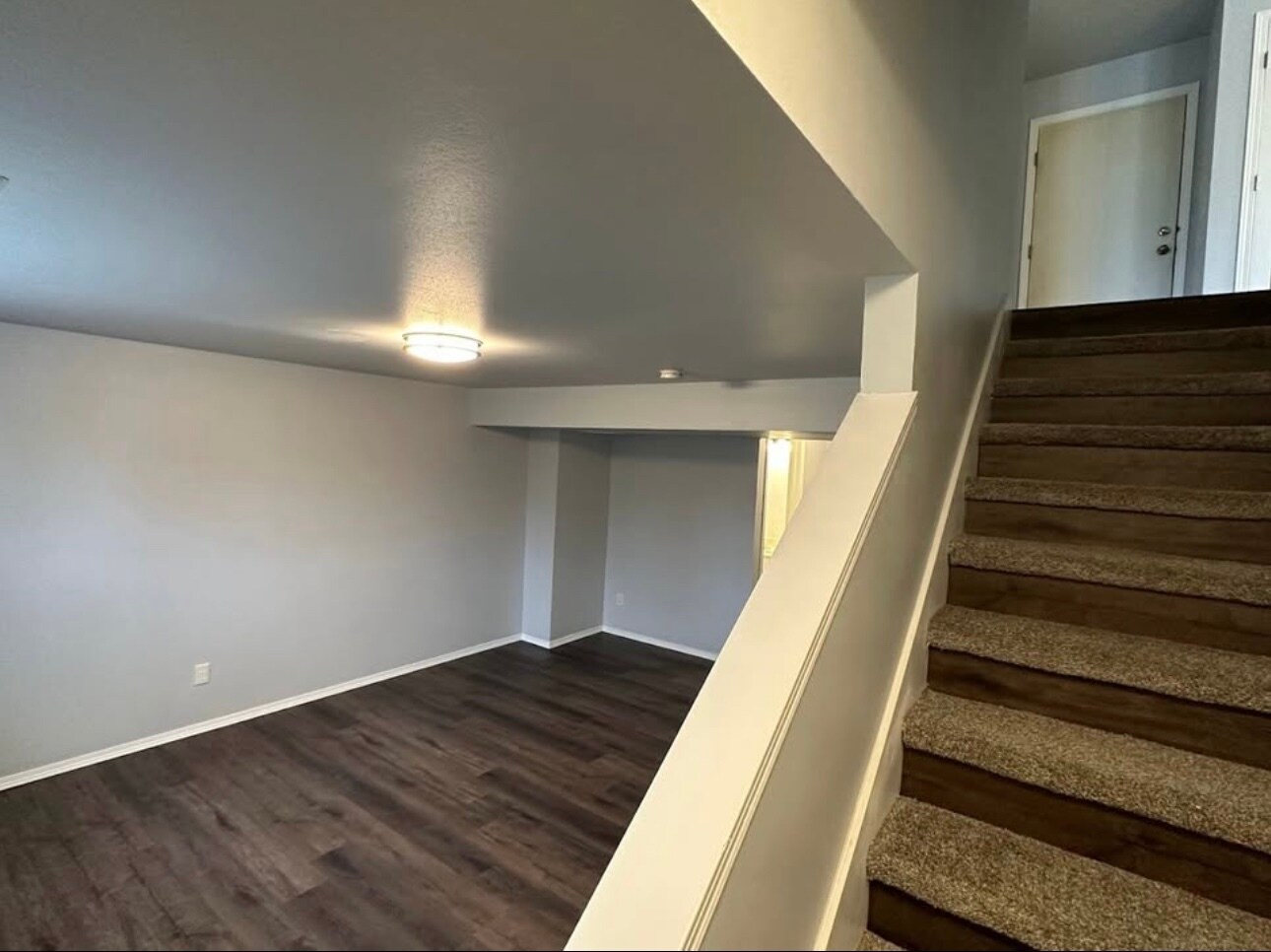 Stairs from main level going into the basement - 1507 Glacier Hill Dr