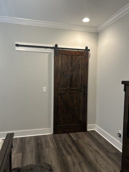 Barn Door leading toMaster Bath - 964 Ware Rd