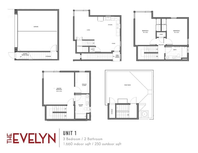 Floorplan - The Evelyn Townhomes: Luxe Living in the H...