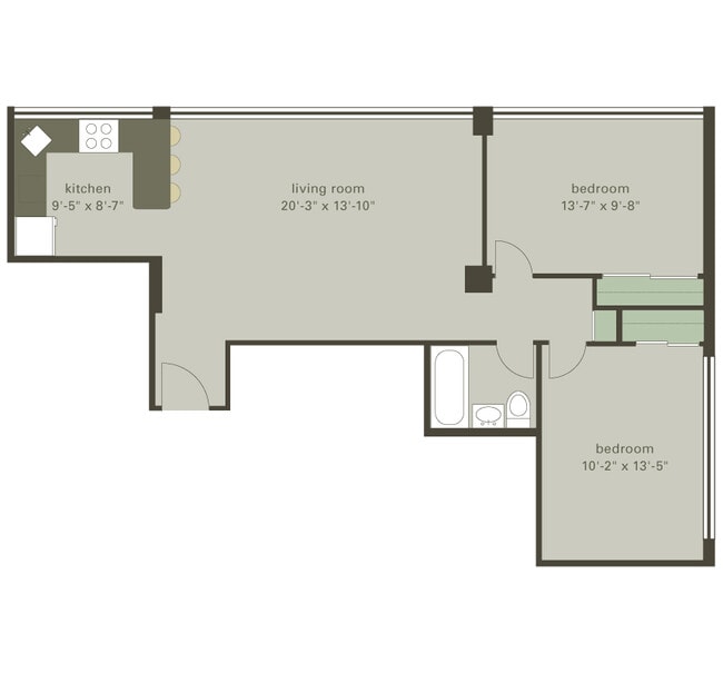 Floorplan - Algonquin Apartments