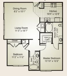 2BR/2BA - Alexandria Park Apartment Homes