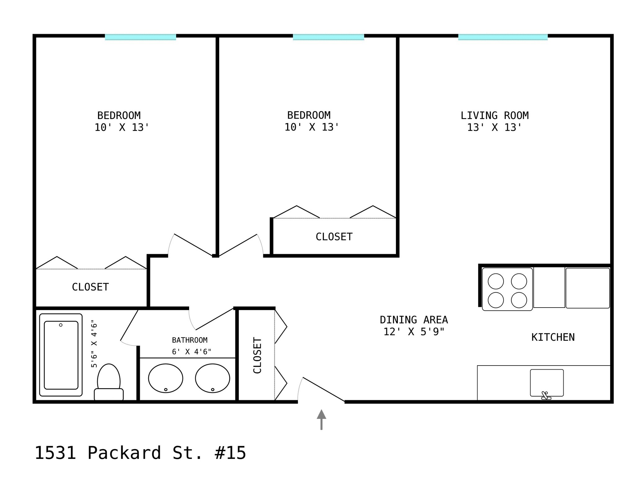 Floor Plan - 1531 Packard St