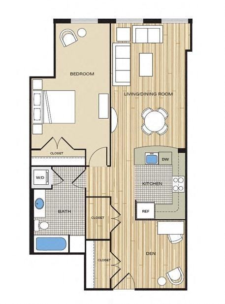 Floorplan - Clayborne Apartments