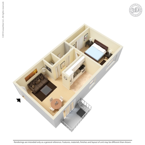 1BR/1BA - Perkiomen Apartments