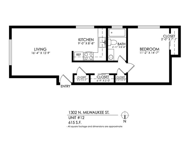 Floorplan - 1302 Milwaukee