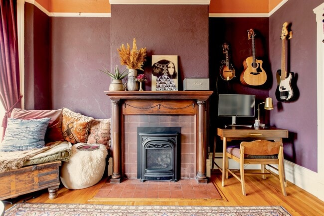 Double Parlor: Living Room/Music Room - 1530 Fulton Street