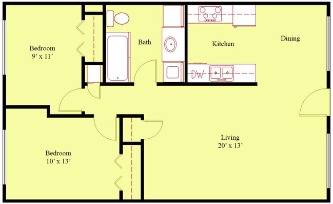 Floorplan - The Commons at Chesapeake - AFTER 55+