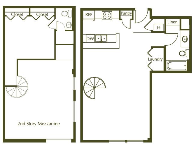 1 Bedroom / 1.5 Bath / 815 Sq.Ft. - Eleventh Street Lofts