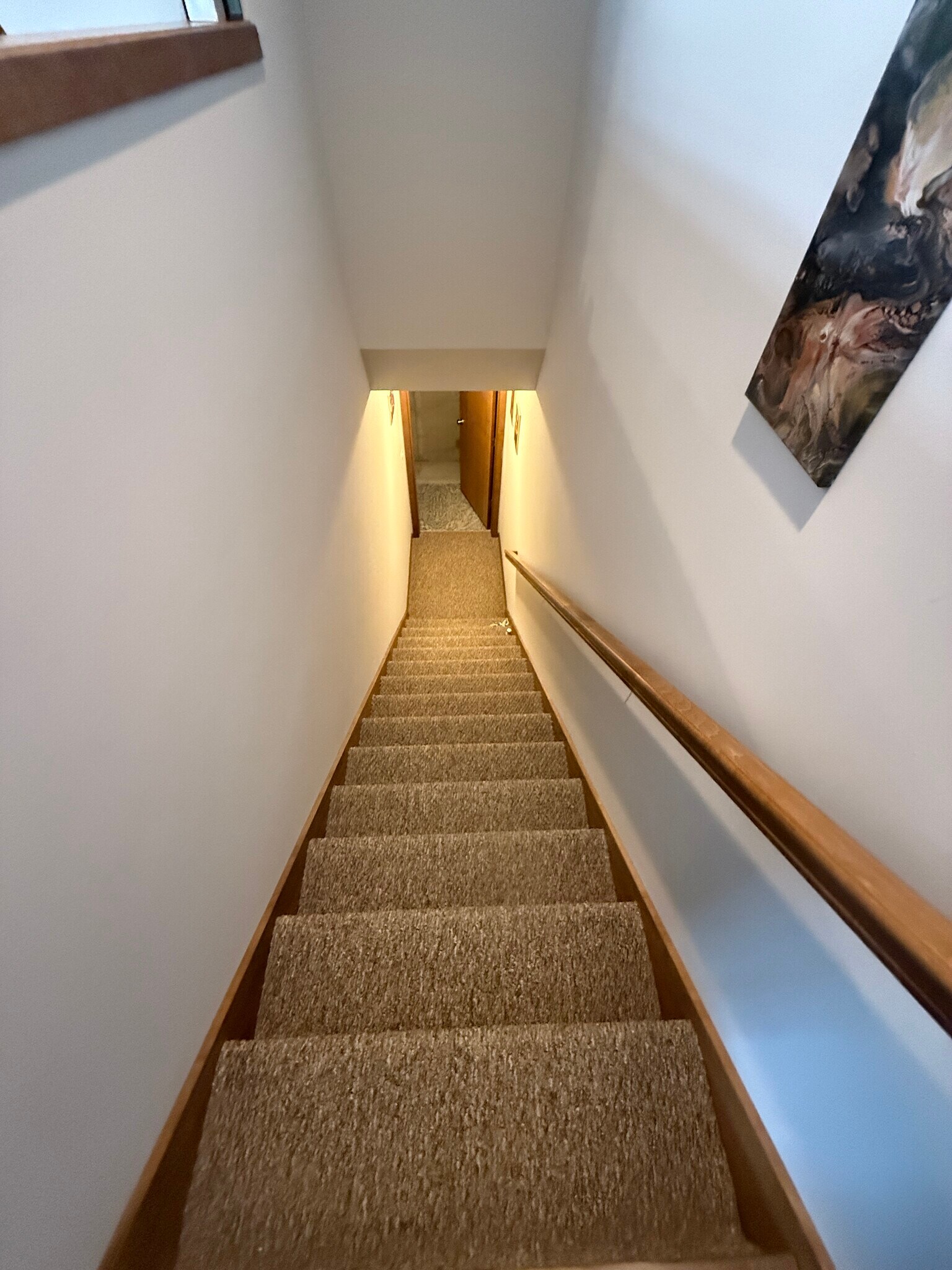 Stairs to besement - 327 Sunshine Ln