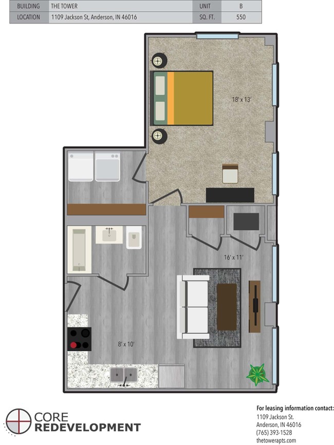 Floorplan - The Tower