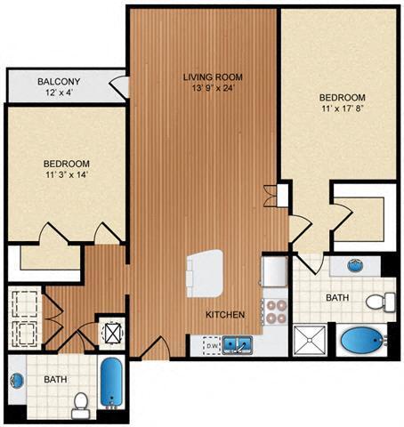 Floorplan - ibex at Uptown