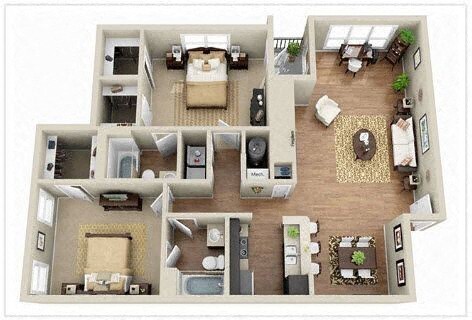 Floorplan - Elme Druid Hills