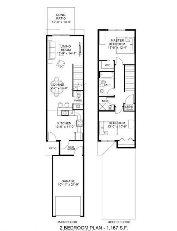 Floorplan - Hosta Townhomes