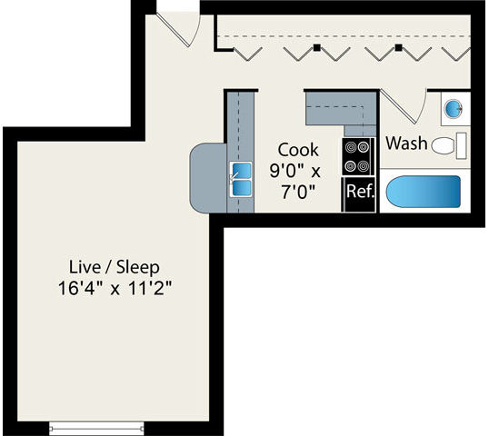 Floorplan - Reside on Pine Grove