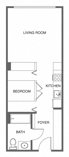 Floorplan - Trinity Towers Apartments