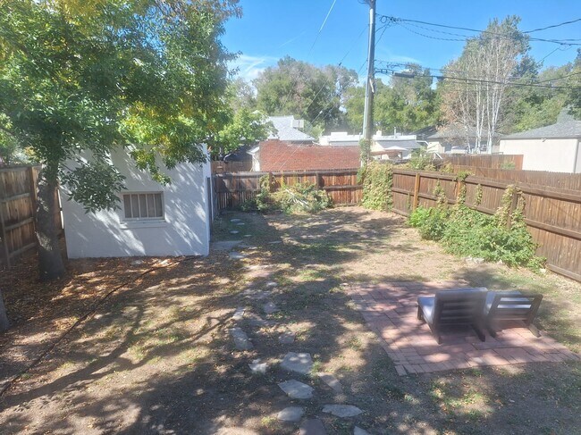 Back yard and detached garage (no power) - 293 South Lafayette Street