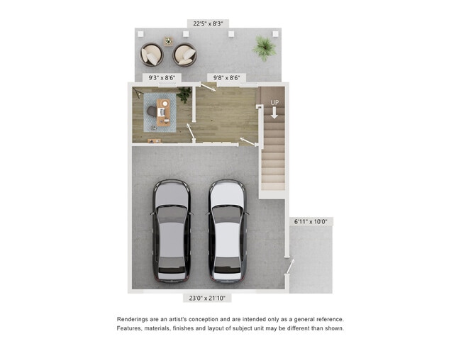 Floorplan - Hamlet Quail Crossing - Homes and Townhomes
