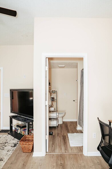 bathroom right off the living room - 2229 N 7th St