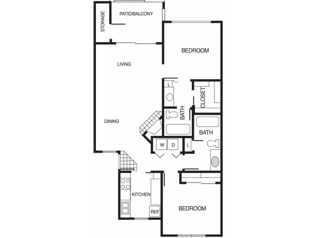 Floorplan - Country Brook Apartments