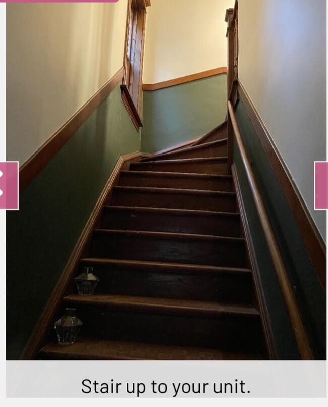 Stairwell Up to Your Apartment - 2515 N Mozart St