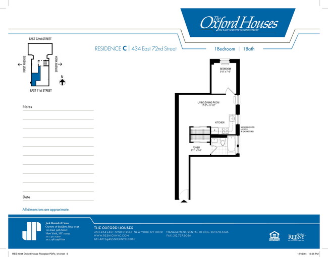 Floorplan - The Oxford Houses