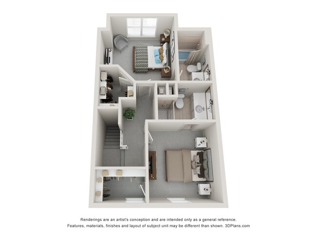 Floorplan - The Strand at Beulah Townhomes