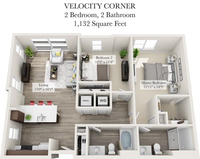 Floorplan - Venture Apartments iN Tech Center