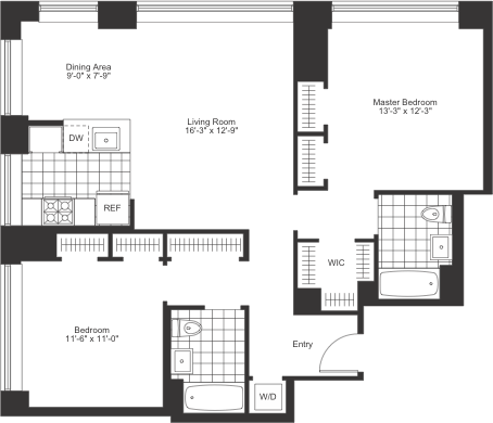 Floorplan - One Back Bay