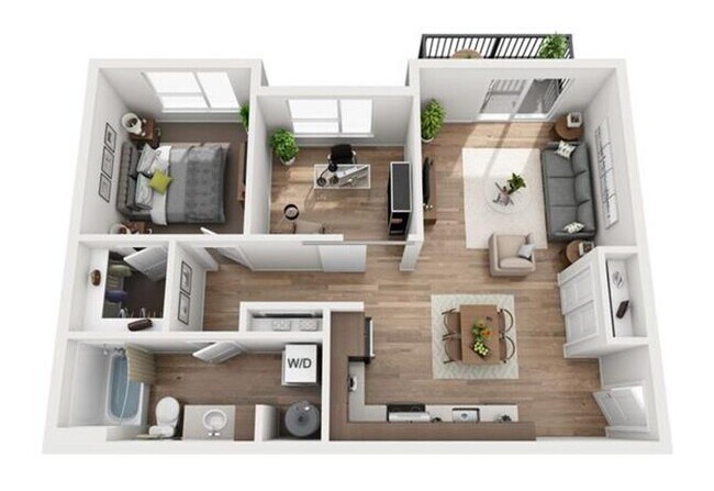 Floorplan - The Main Apartments