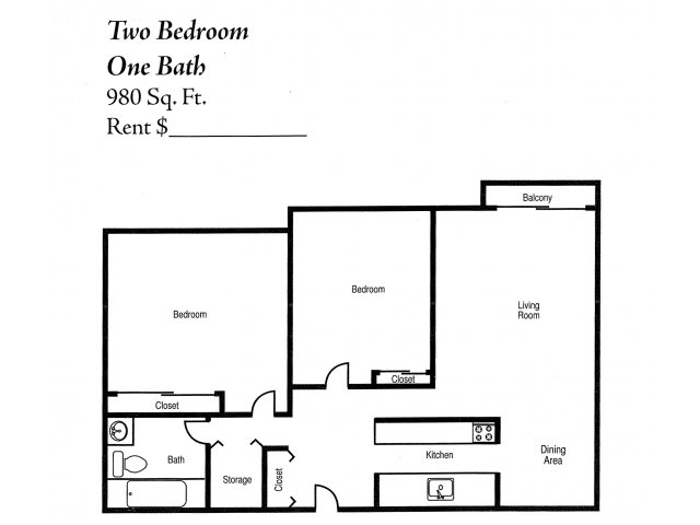 Floorplan - Campo Basso Apartment Homes