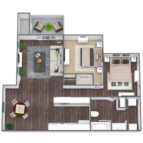 Floorplan - Accent on Sahara
