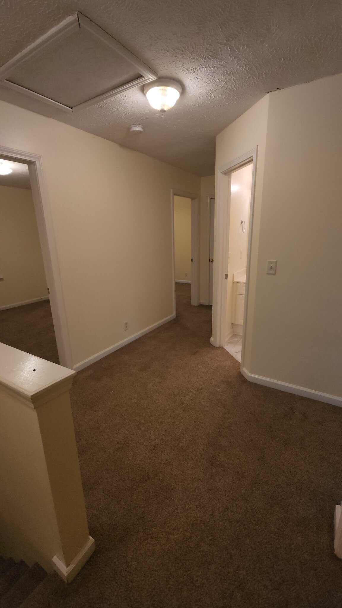 upstairs hall/entries to bedrooms and bath - 2950 Baby Ruth Ln