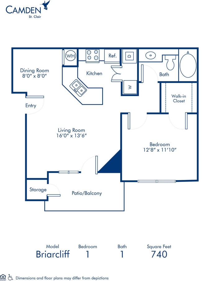 Floorplan - Camden St. Clair