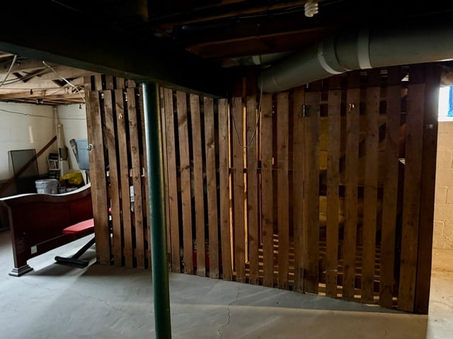 Secured storage in basement. - 2062 Ridgeview Rd