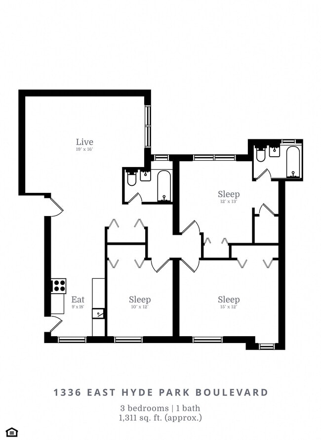 Floorplan - The Trilogy at Hyde Park