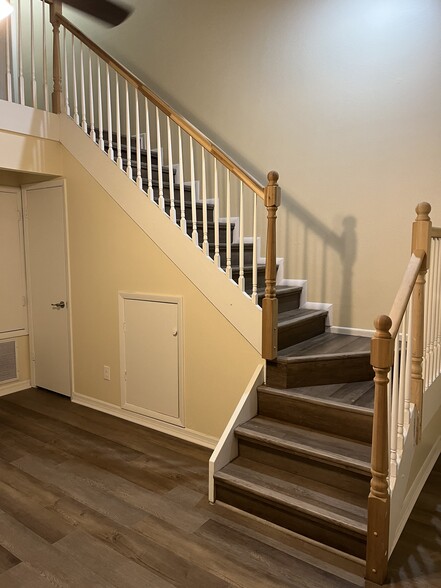 Stairs leading to the top where bedrooms are located - 1257 Winter Green Way