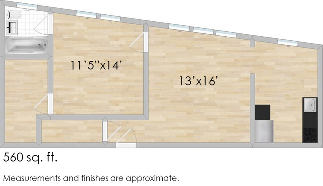 Floorplan - 804 Harrison St.