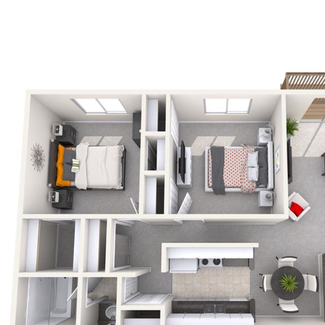 Floorplan - Berrytree Apartments