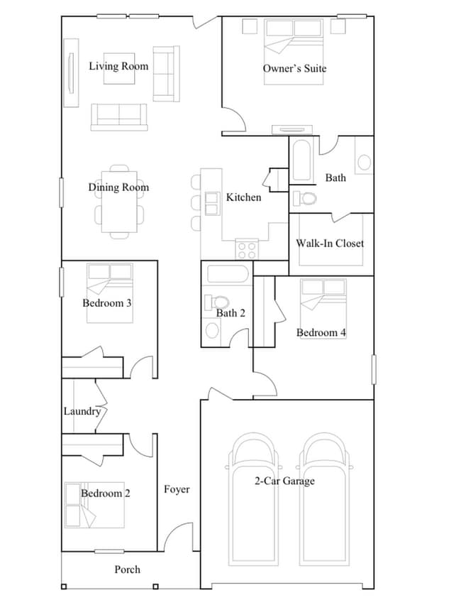 Building Photo - 4 BR /2 BA - 1667 SF Home in Hidden Trails...