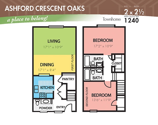 2 X 2.5 A TH - Ashford Crescent Oaks