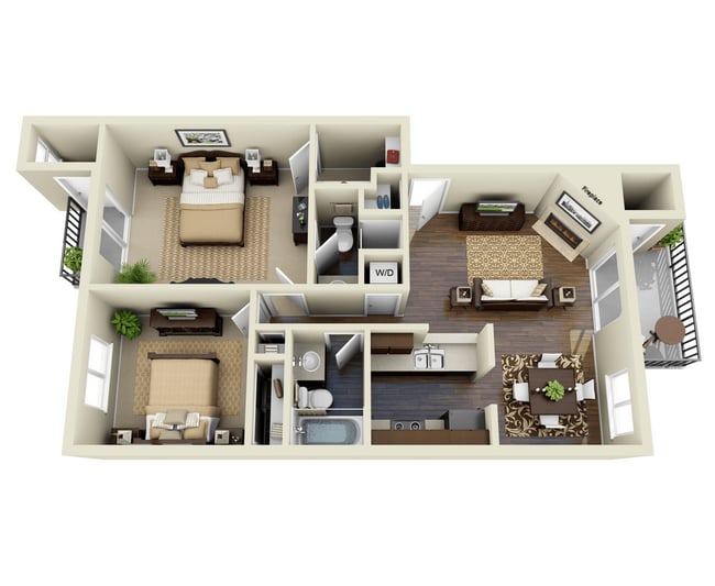Floorplan - Terra House Apartments