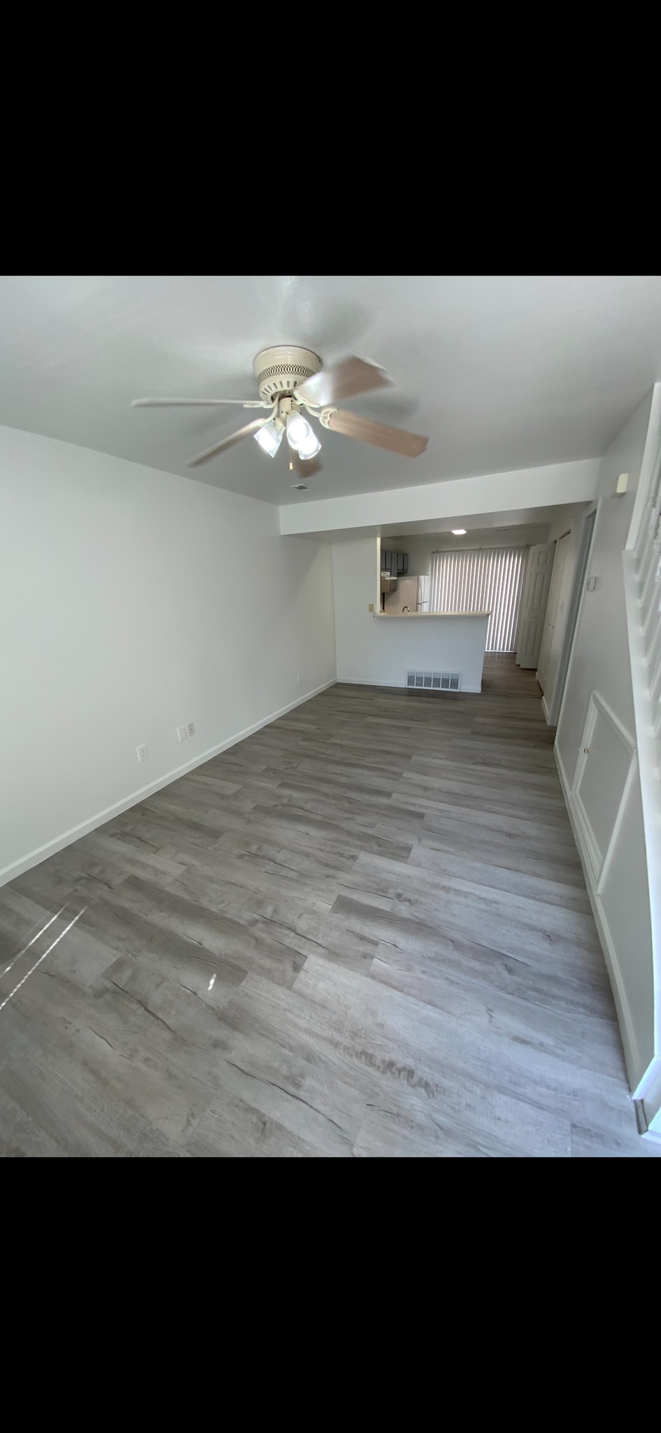 Living room new laminate floors - 28 Yorkshire Rd