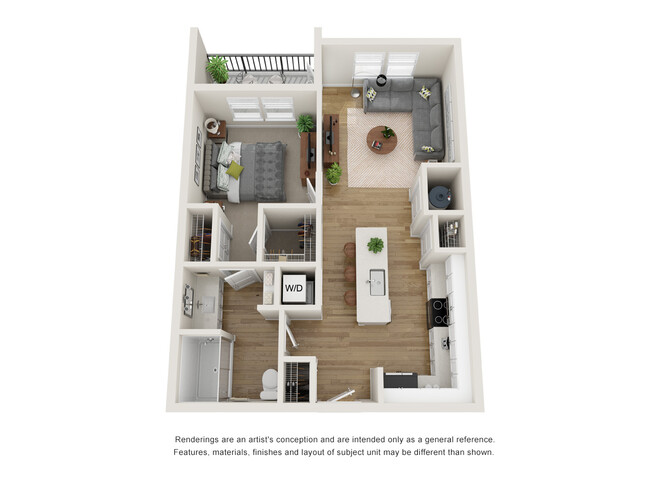 Floorplan - Lake Linganore Apartments