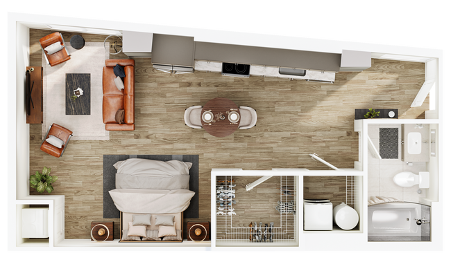 Floorplan - The Seventeen Hundred on East