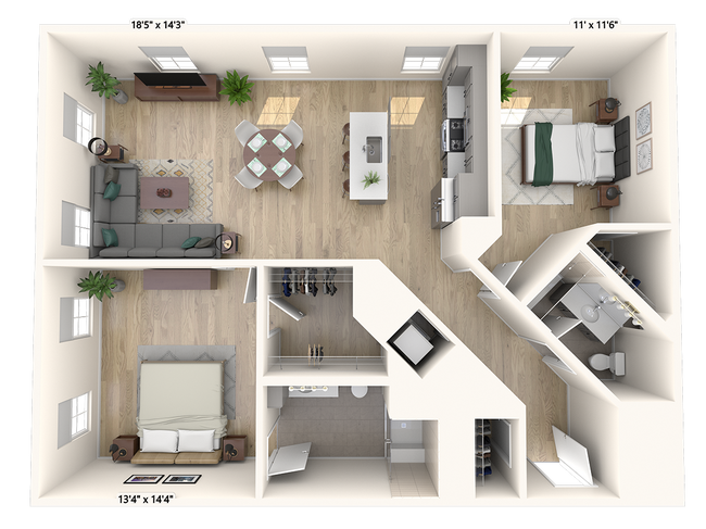 Floorplan - Darien Commons