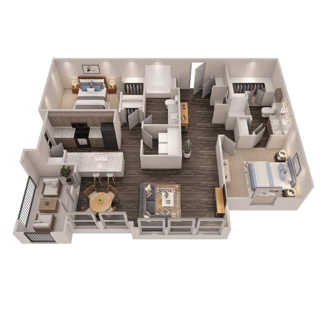 Floorplan - Gray Branch Apartments