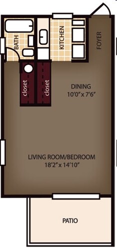 Studio - Applegate Apartments