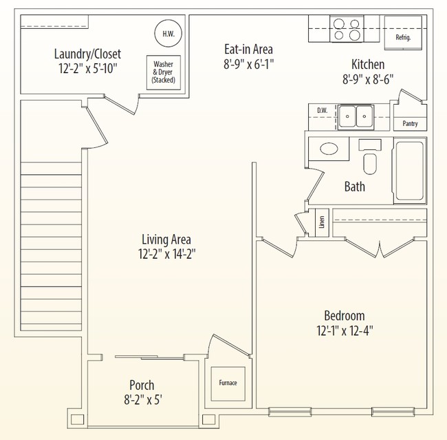 Bent Creek Apartments: The Topanga - Bent Creek Apartments