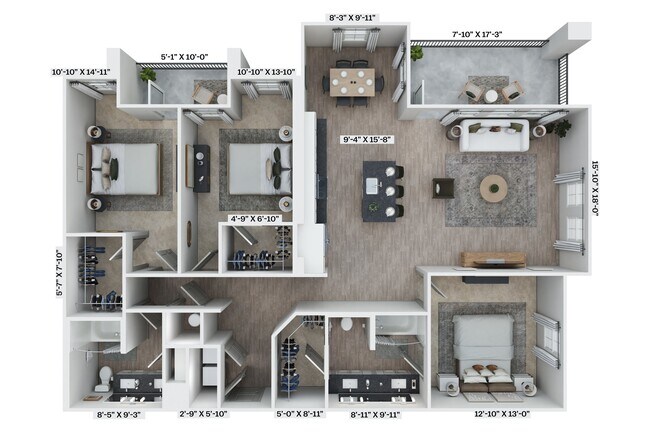 Floorplan - District 757 Apartments
