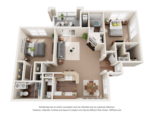 Camelot 2x2.5 - Cambridge Apartments